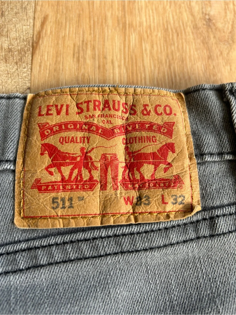Levi's 511 Men's Slim Jeans in Gray